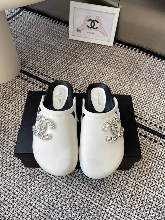 2025Ss Chanel New Half-Slip-On Shoes. Entirely Custom-Made With Premium Material 2025Ss Chanel New Half-Slip-On Shoes. Entirely Custom-Made With Premium Material