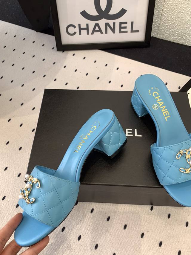 Chanel New Spring Slippers High-Quality Version Available Popular On Major Socia Chanel New Spring Slippers High-Quality Version Available Popular On Major Socia