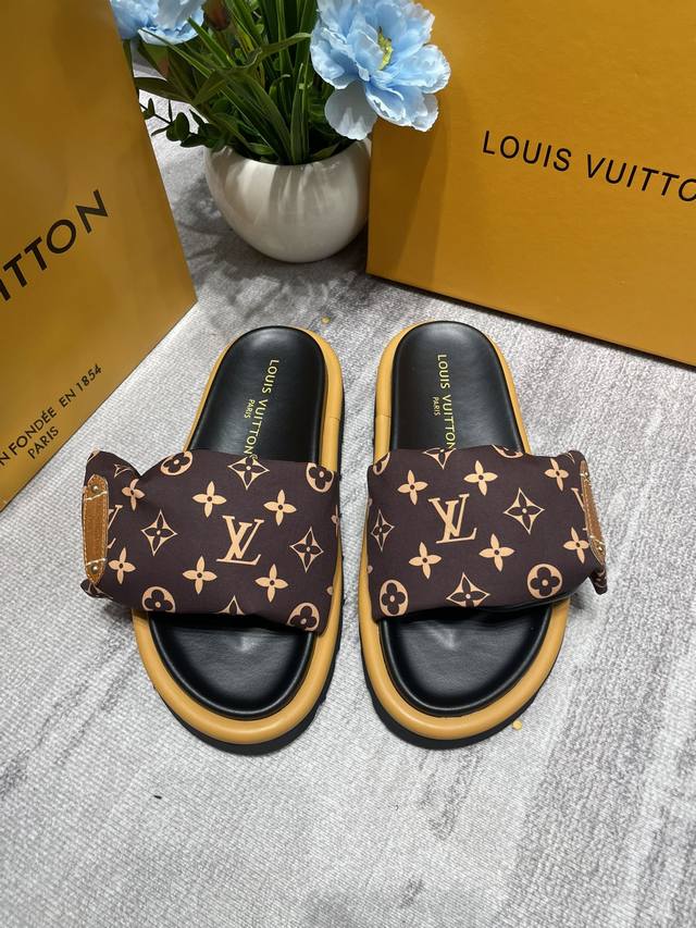 Orange Factory Price P Louis Vuitton Lv New Color Casual Velcro Slippers Flat Sa Orange Factory Price P Louis Vuitton Lv New Color Casual Velcro Slippers Flat Sa