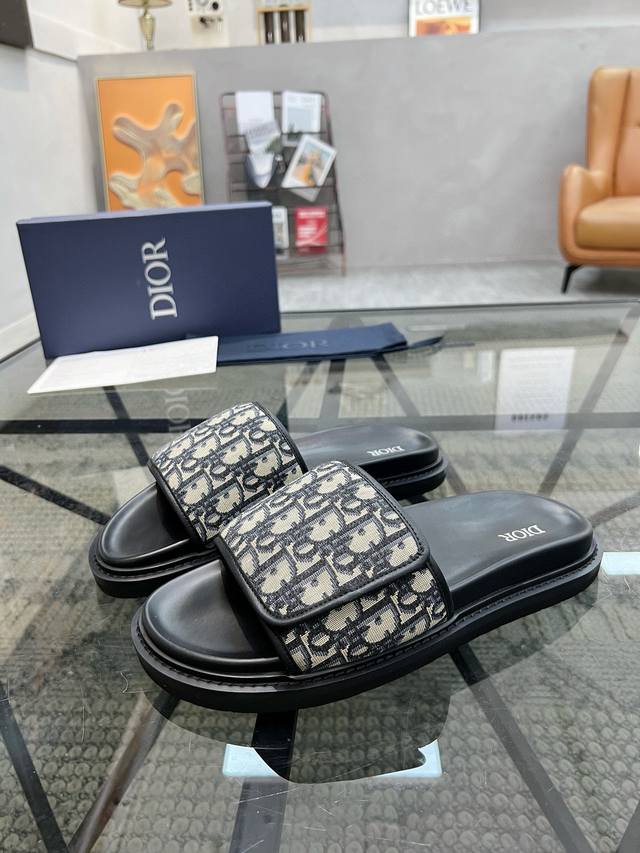 Size 38-45 Dior High-End Premium Luxury Slippers, 1:1 High-End Quality, Casual, Size 38-45 Dior High-End Premium Luxury Slippers, 1:1 High-End Quality, Casual,