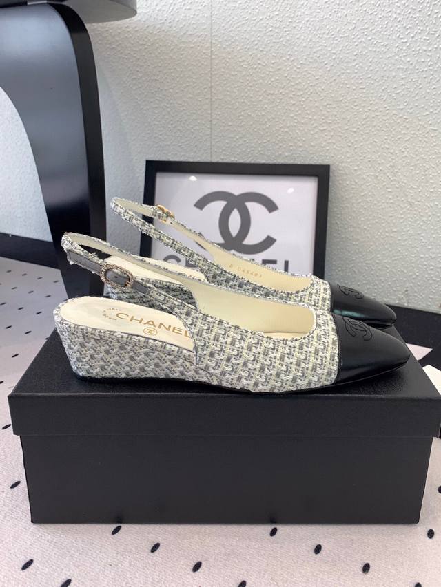 Chanel New Spring/Summer Sandals, High-End Version, Continuing The Classic Chane Chanel New Spring/Summer Sandals, High-End Version, Continuing The Classic Chane