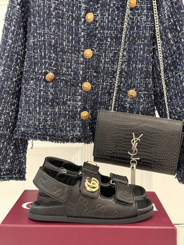 Factory Price Gucci Gucci 25P Spring And Summer New Product Double G Buckle Beac Factory Price Gucci Gucci 25P Spring And Summer New Product Double G Buckle Beac