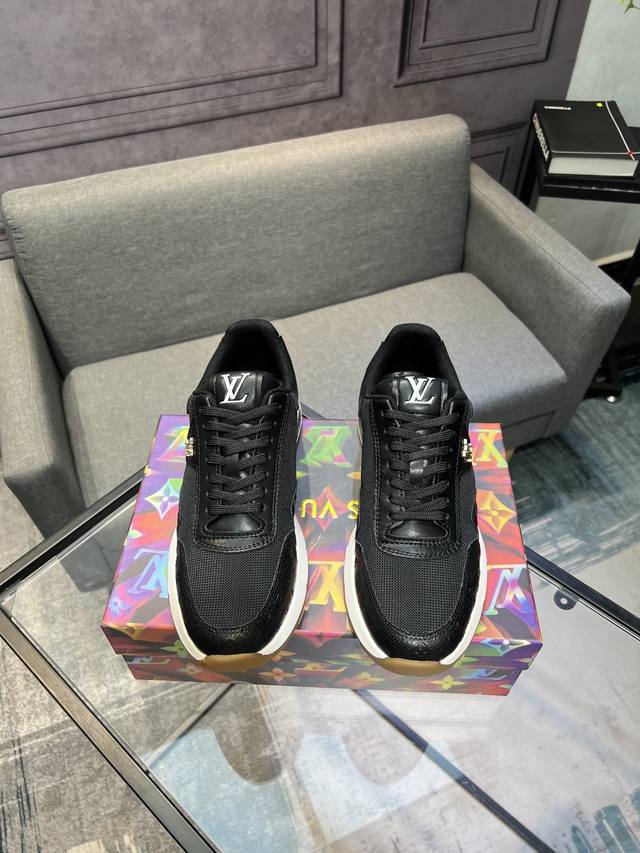 Lv The latest men's casual shoes, leather lining, rubber wear-resistant outsole, Lv The latest men's casual shoes, leather lining, rubber wear-resistant outsole,