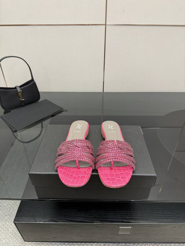 Gina's latest rhinestone high-heeled sandals, original design, the highest quali Gina's latest rhinestone high-heeled sandals, original design, the highest quali