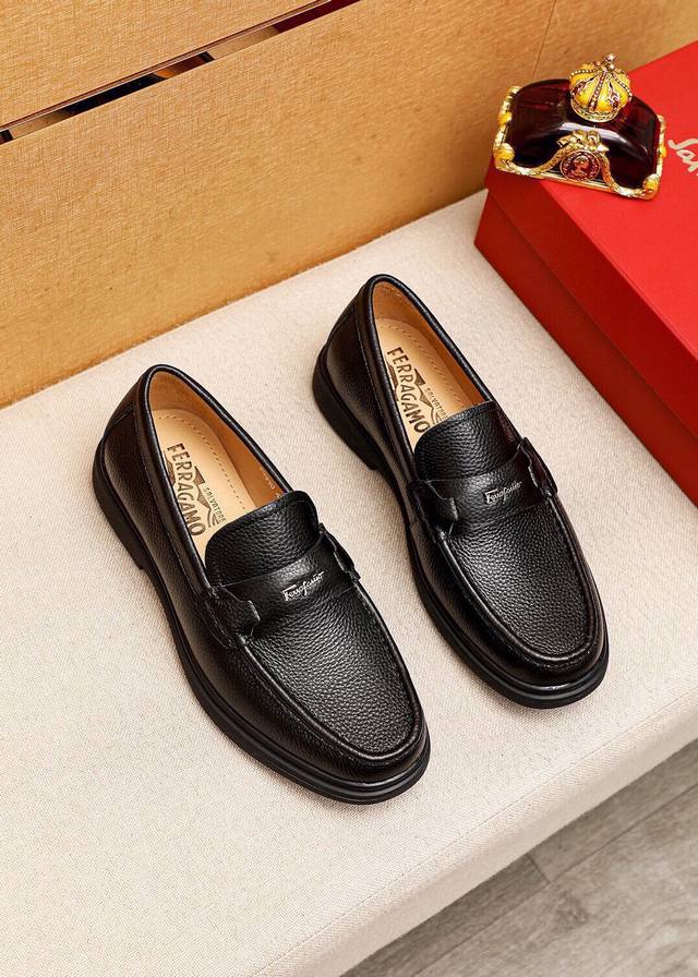 Product Trademark: Ferragamo Casual Leather Shoes True Sizes: 38-44, 45 (Custom Product Trademark: Ferragamo Casual Leather Shoes True Sizes: 38-44, 45 (Custom