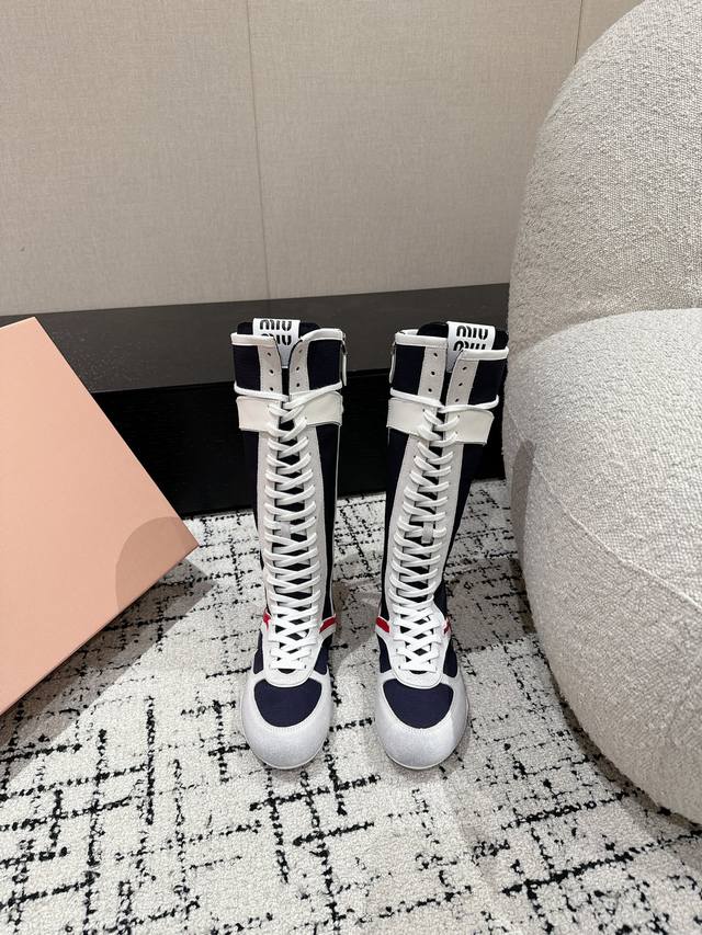 Miu Miu Spring/Summer 2025 Runway Show: Miu Miu German Training Casual Boots Sho Miu Miu Spring/Summer 2025 Runway Show: Miu Miu German Training Casual Boots Sho