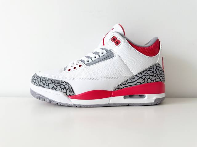 Jordan Air Jordan 3 Retro Fire Red Trendy Mid-Top Retro Basketball Shoes Unisex Jordan Air Jordan 3 Retro Fire Red Trendy Mid-Top Retro Basketball Shoes Unisex