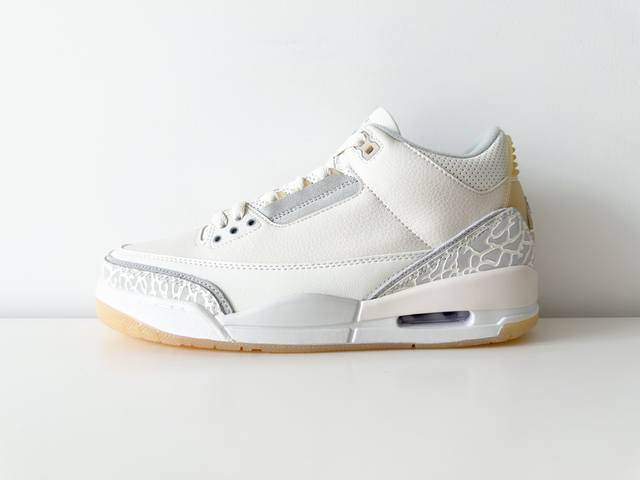 Jordan Air Jordan 3 Ivory, top-grain cowhide, comfortable and durable mid-top re Jordan Air Jordan 3 Ivory, top-grain cowhide, comfortable and durable mid-top re