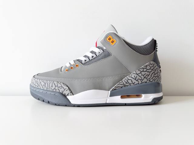 Jordan Air Jordan 3 Retro Cool Grey Mid-Top Retro Basketball Shoes, Men's and W Jordan Air Jordan 3 Retro Cool Grey Mid-Top Retro Basketball Shoes, Men's and W