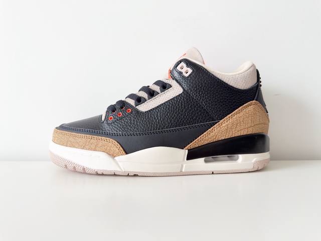 Jordan Air Jordan 3 Retro Desert Elephant Mid-Top Retro Basketball Shoes, Men's Jordan Air Jordan 3 Retro Desert Elephant Mid-Top Retro Basketball Shoes, Men's