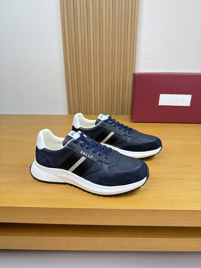 Bally - High-end quality original single casual sports shoes - Upper: Imported l Bally - High-end quality original single casual sports shoes - Upper: Imported l