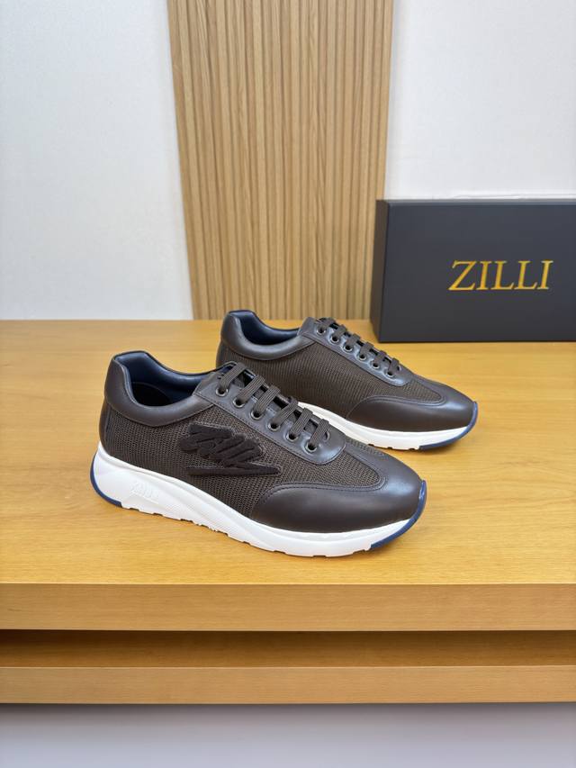 Zilli - High-end quality French original casual sports shoes - Upper: Nappa calf Zilli - High-end quality French original casual sports shoes - Upper: Nappa calf