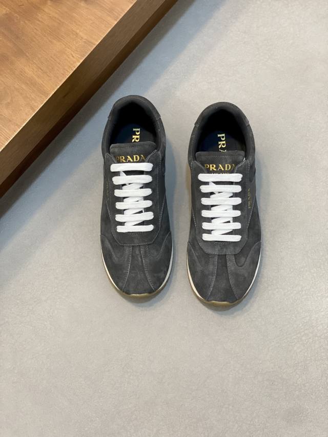 Prada New Men's Patchwork Casual Sneakers ( ) These sneakers feature exquisite Prada New Men's Patchwork Casual Sneakers ( ) These sneakers feature exquisite