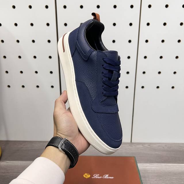 Factory Price: Loro Piana classic casual shoes, men's lace-up casual sneakers, h Factory Price: Loro Piana classic casual shoes, men's lace-up casual sneakers, h