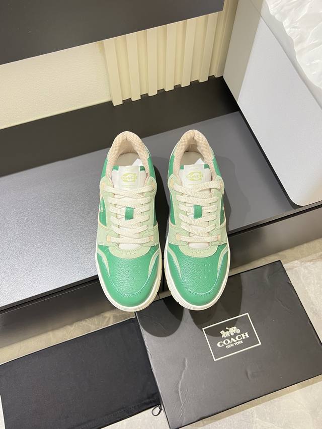 Coach Men's Sneakers, crafted from imported full-grain leather using official s Coach Men's Sneakers, crafted from imported full-grain leather using official s