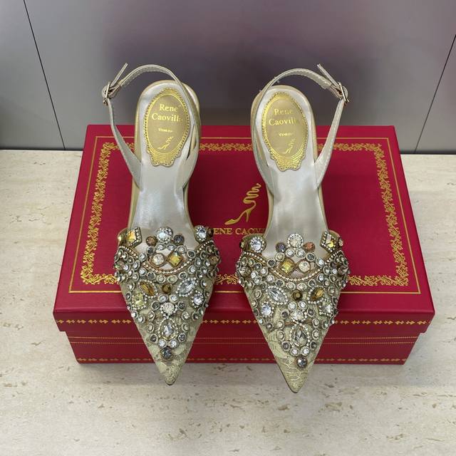 Factory price Dongguan-made Rene Caovilia Classic Series Fairy Wedding Shoes Rc Factory price Dongguan-made Rene Caovilia Classic Series Fairy Wedding Shoes Rc