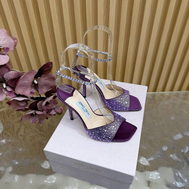 Exclusive high-end version of the Rhinestone Starry Sky Jimmy Choo modern footw Exclusive high-end version of the Rhinestone Starry Sky Jimmy Choo modern footw