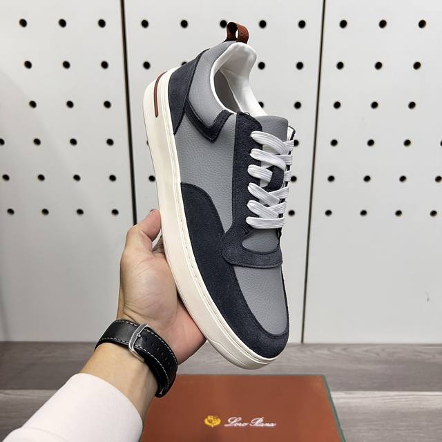 Factory Price: Loro Piana classic casual shoes, men's lace-up casual sneakers, h Factory Price: Loro Piana classic casual shoes, men's lace-up casual sneakers, h