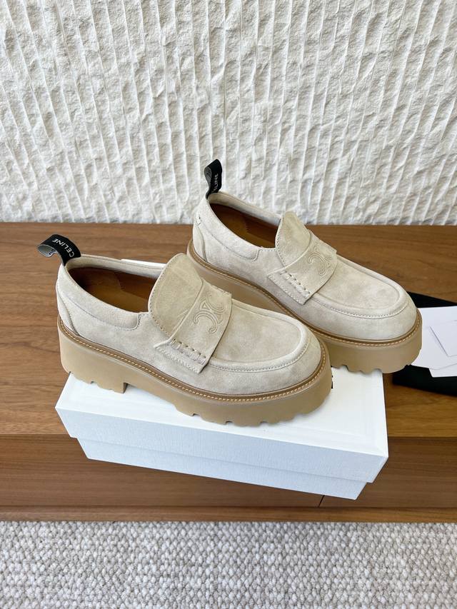 Celine 26Ss Early Spring New Arrival Platform Loafers DDD Many celebrities and i Celine 26Ss Early Spring New Arrival Platform Loafers DDD Many celebrities and i