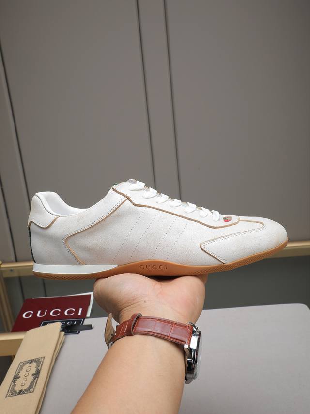 Gucci Fall/Winter 2025 German Training Shoes. The entire upper is made of exclus Gucci Fall/Winter 2025 German Training Shoes. The entire upper is made of exclus