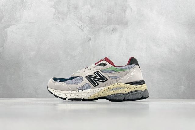 终端 Ddr版 New Balance 新百伦 复古休闲跑步鞋 M990Ga3 独家出货 原厂数据开发 原厂网纱 正确卡色皮料冲裁组合 匠心打造 耗时两个月开发