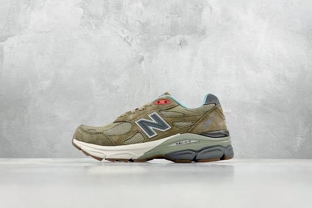 终端 Ddr版 New Balance 新百伦 复古休闲跑步鞋 M990Bd 3 独家出货 原厂数据开发 原厂网纱 正确卡色皮料冲裁组合 匠心打造 耗时两个月开