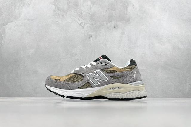 终端 Ddr版 New Balance 新百伦 复古休闲跑步鞋 M990Tg3 独家出货 原厂数据开发 原厂网纱 正确卡色皮料冲裁组合 匠心打造 耗时两个月开发