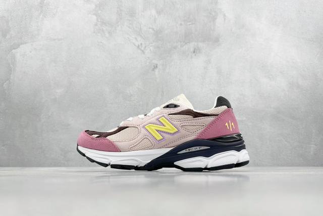 终端 Ddr版 New Balance 新百伦 复古休闲跑步鞋 M990Gv3 独家出货 原厂数据开发 原厂网纱 正确卡色皮料冲裁组合 匠心打造 耗时两个月开发