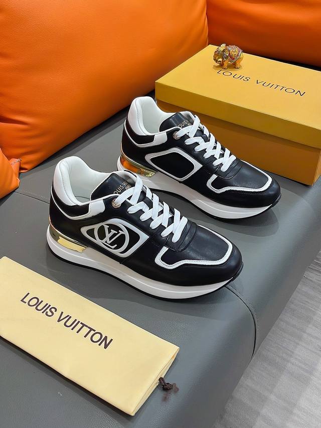 商品名称：Louis Vuitton 路易 威登 正规码数: 38-44 休闲鞋 商品材料：精选 牛皮鞋面，柔软羊皮内里；原厂大底。