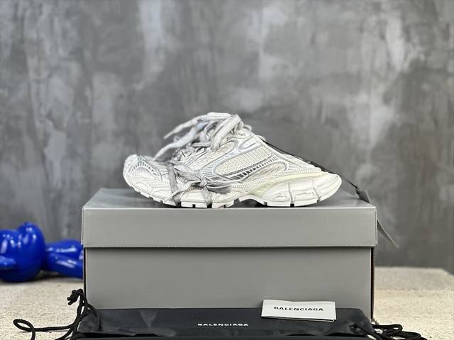 現貨 独家版本 半拖系列 Balenciaga巴黎世家 九代 最新爆款3Xl Sneaker系列 情侣款 休闲 老爹鞋 运动鞋 原版购入开发 做货 Balenc