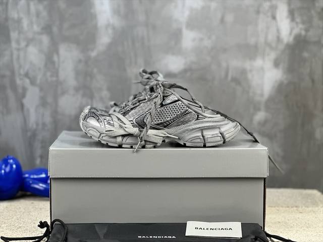 現貨 独家版本 半拖系列 Balenciaga巴黎世家 九代 最新爆款3Xl Sneaker系列 情侣款 休闲 老爹鞋 运动鞋 原版购入开发 做货 Balenc