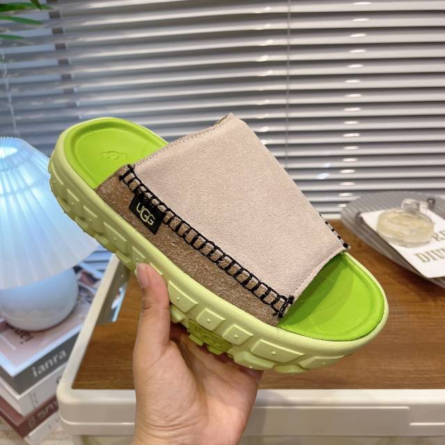 Ugg P 女款. 码数：35-40 2024 Ugg，新品来袭，轮胎底单鞋简直美翻了，塔斯曼the Venture Daze Mule24春夏全新系列加入本季