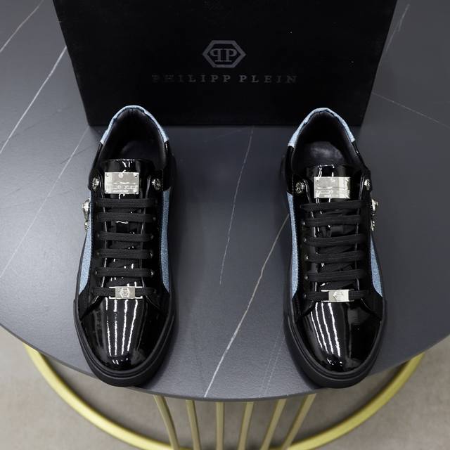 PHILIPP PLEIN-菲利普普来因Size：38-44 45定制 普来因男鞋要好货的看过来，专柜啥样我啥样，从皮料到细节，堪称精品！请用心感受德国纯手工