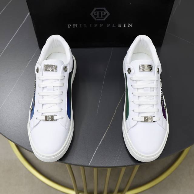 PHILIPP PLEIN-菲利普普来因Size：38-44 45定制 普来因男鞋要好货的看过来，专柜啥样我啥样，从皮料到细节，堪称精品！请用心感受德国纯手工