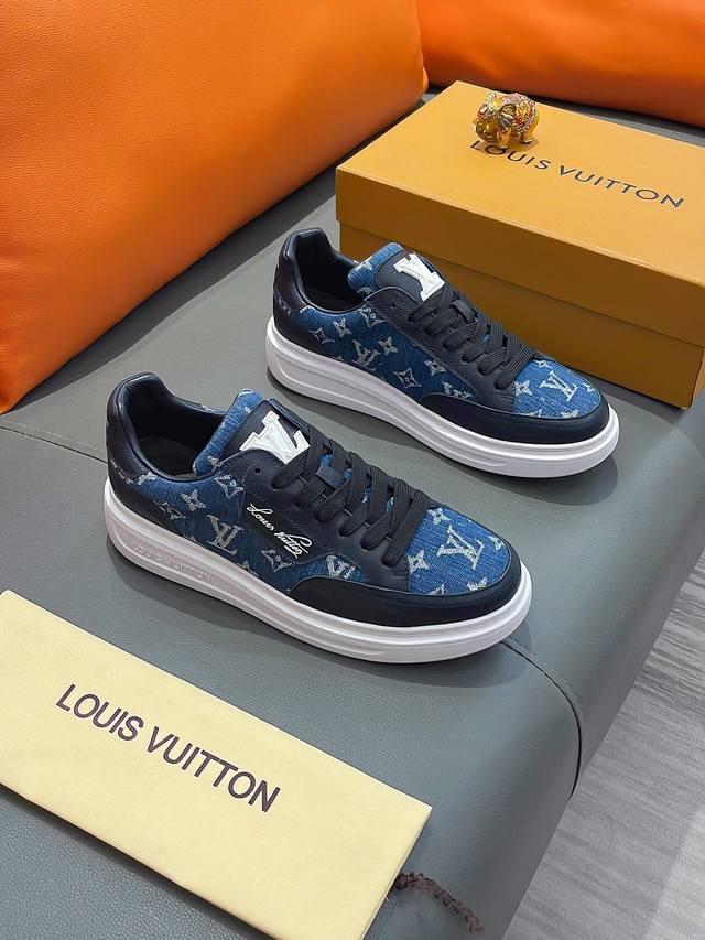 商品名称：LOUIS VUITTON 路易 威登 正规码数: 38-44 休闲鞋 商品材料：精选 牛皮鞋面，柔软绒毛内里；原厂大底。