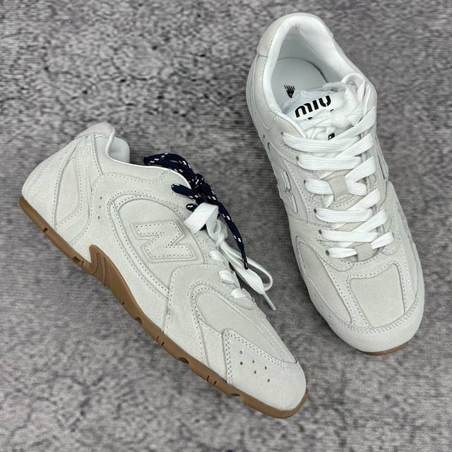 MiuMiu 缪缪 2024ss新款 新色 不做旧MiuMiu x New Balance NB530系列阿甘鞋德训鞋休闲运动鞋 顶级版本原版购入开发做货 Mi