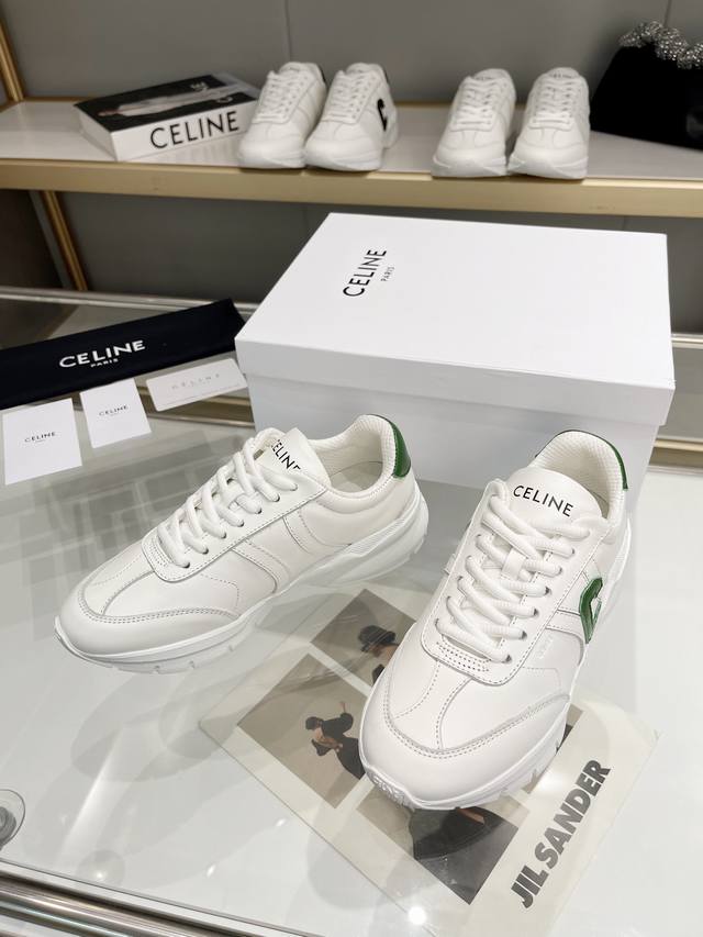 顶级版本：CELINE 赛琳。 最新Runner CR-02系列 情侣款 休闲 运动鞋 老爹鞋 小白鞋 原版购入开发 做货 Celine Runner CR-0