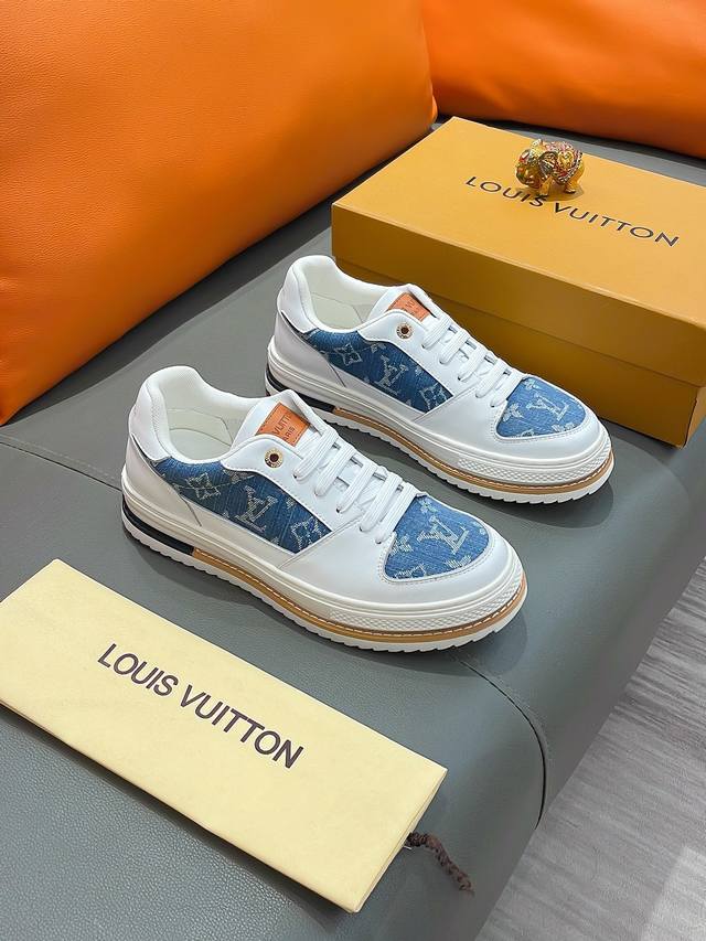 商品名称：LOUIS VUITTON 路易 威登 正规码数: 38-44 休闲鞋 商品材料：精选 牛皮鞋面，柔软绒毛内里；原厂大底。