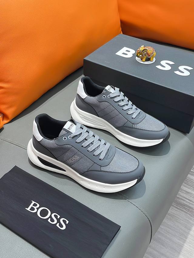 商品名称：BOSS 波士 正规码数: 38-44 休闲鞋 商品材料：精选 牛皮鞋面，舒适羊皮内里 ；原厂大底。