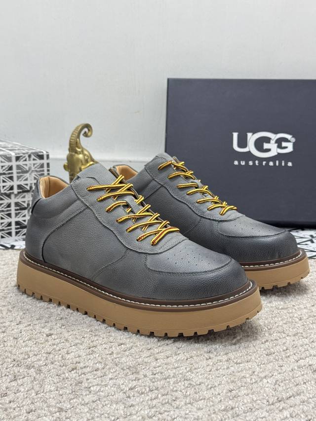 出厂价 实价 高端品质 UGG 澳洲进口羊毛全皮毛原单出入专柜无压力 让你感受无替代鞋面采用头层牛皮'全澳洲原版羊毛 严格的男靴厚羊毛肉眼可分辨真毛保暖不臭脚