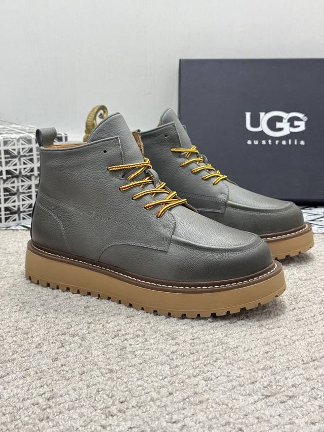 出厂价 实价 高端品质 UGG 澳洲进口羊毛全皮毛原单出入专柜无压力 让你感受无替代鞋面采用头层牛皮'全澳洲原版羊毛 严格的男靴厚羊毛肉眼可分辨真毛保暖不臭脚