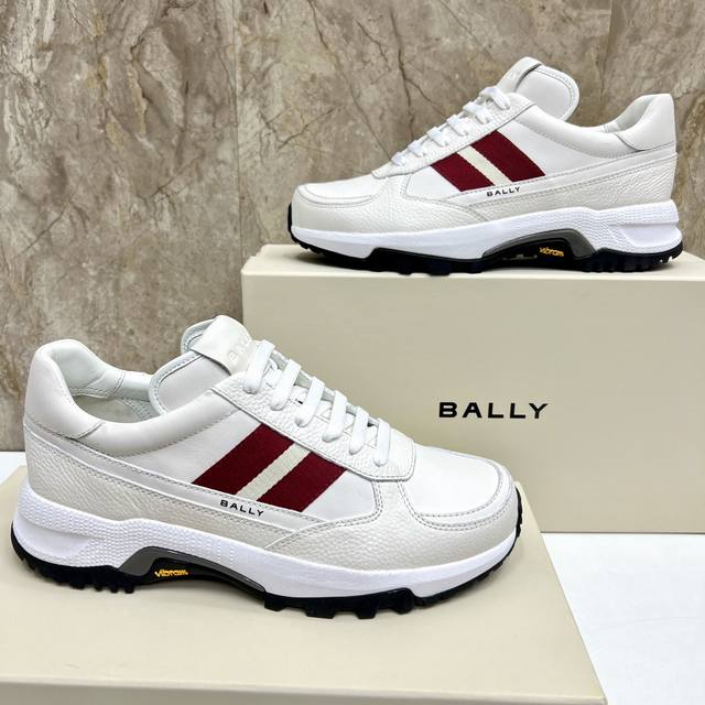 bally 巴利 -高端品质 原单 -鞋面：原版皮 -大底：超轻tpu发泡 -超高品控 做工精细：凸显 高端 贵气 档次 -Size：39-44