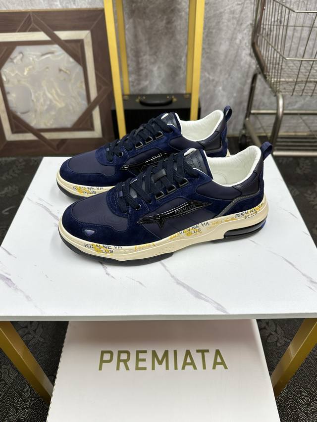 Premiata-普瑞米亚达 时尚、运动、休闲 普瑞米亚达意大利名品百年历史，所有工艺全手工打造，米“字一样的logo简称米字鞋。完美的融合了传统的制鞋方法和高