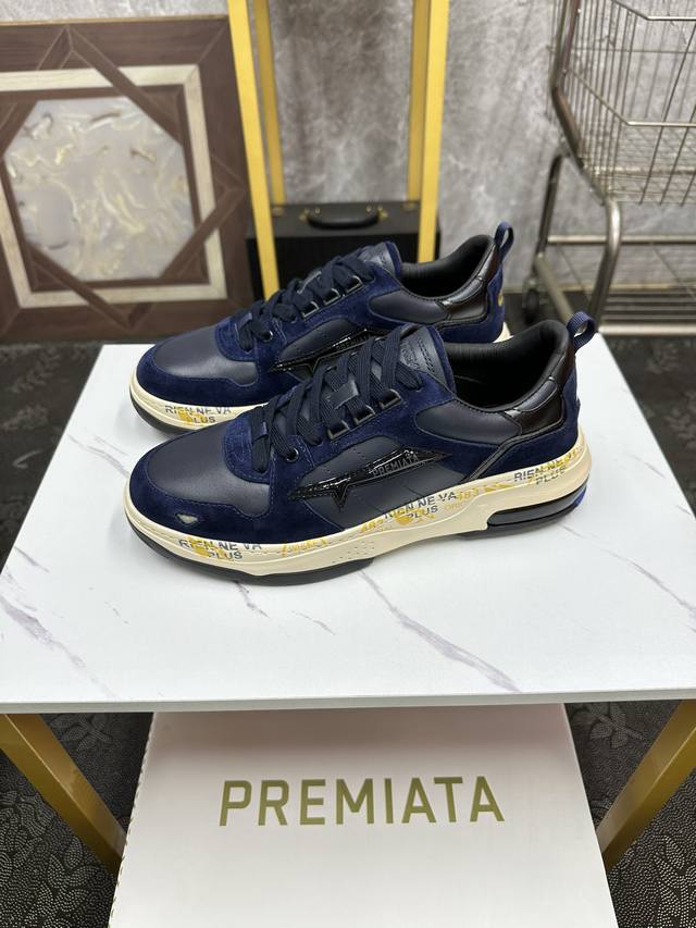 Premiata-普瑞米亚达 时尚、运动、休闲 普瑞米亚达意大利名品百年历史，所有工艺全手工打造，米“字一样的logo简称米字鞋。完美的融合了传统的制鞋方法和高