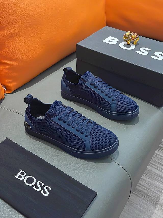 商品名称：Boss 波士 正规码数: 38-44 休闲鞋 商品材料：精选 网布鞋面，舒适羊皮内里 ；原厂大底。