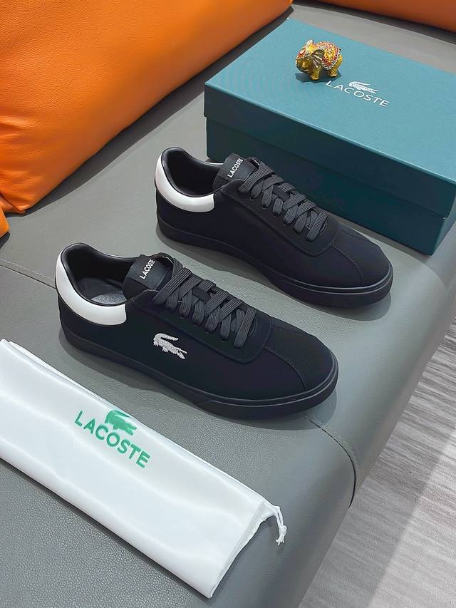 商品名称：Lacoste 鳄鱼 正规码数；38-44码. 休闲鞋 商品材料：精选 牛皮鞋面，舒适羊皮内里 ；原厂大底。