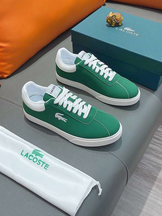 商品名称：Lacoste 鳄鱼 正规码数；38-44码. 休闲鞋 商品材料：精选 牛皮鞋面，舒适羊皮内里 ；原厂大底。