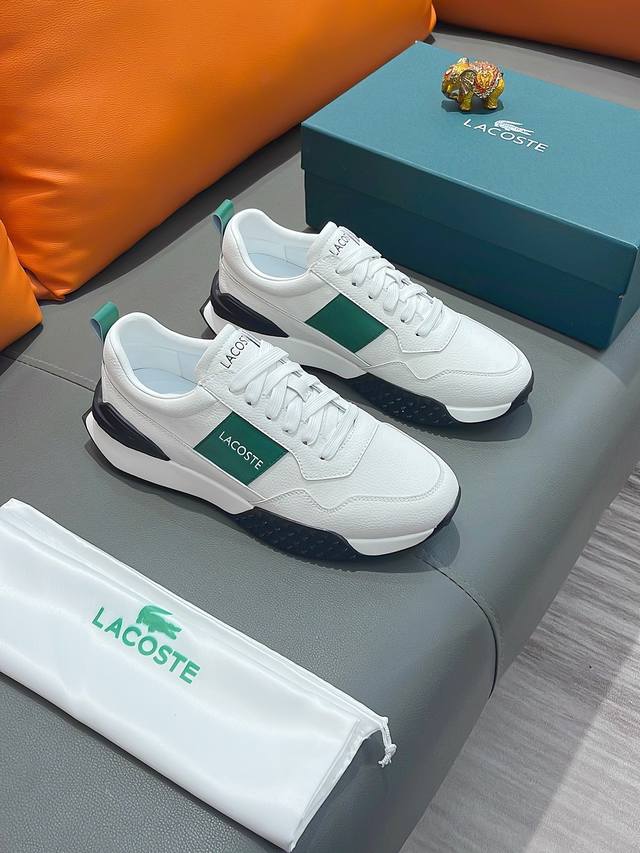 商品名称：Lacoste 鳄鱼 正规码数；38-44码. 休闲鞋 商品材料：精选 牛皮鞋面，舒适羊皮内里 ；原厂大底。