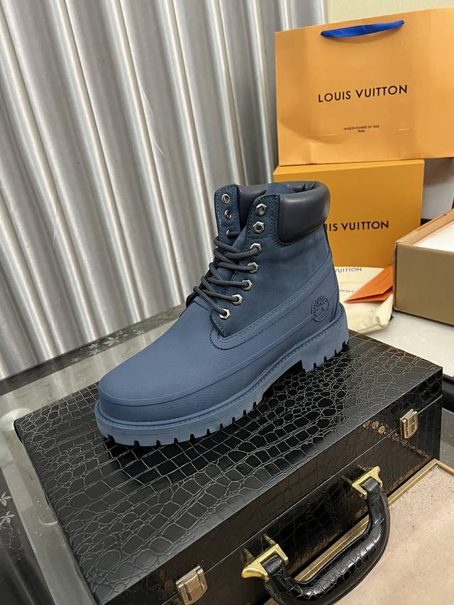 出厂价： 高帮靴子款 Louis Vuitton X Timberland联名 Via Instagram Lv 224 早秋 添柏岚 大黄靴 众多明星上脚 多