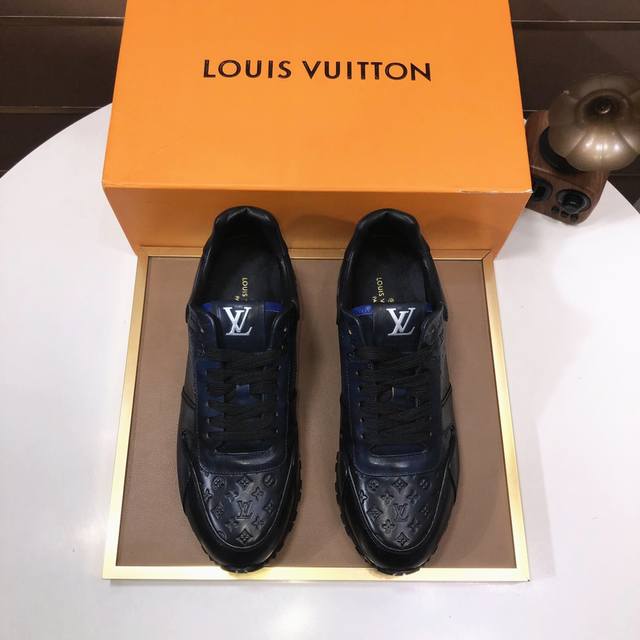 工厂 Louis Vuitton 原单 新款lv路易威登 * 顶级版本 Lv经典潮鞋！选用进口原版牛皮 水染牛皮内里.原版耐磨橡胶大底！高品质精品！码数38-4